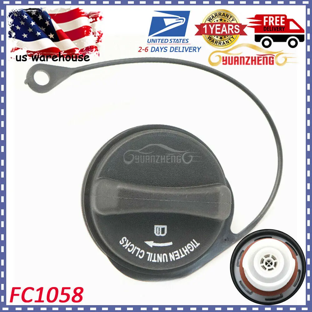 Car FC1058 New Black Fuel Tank Gas Cap Cover for Ford Explorer Taurus Mercury Montego 3.5L 4.0L 4.6L 6L2Z9030F