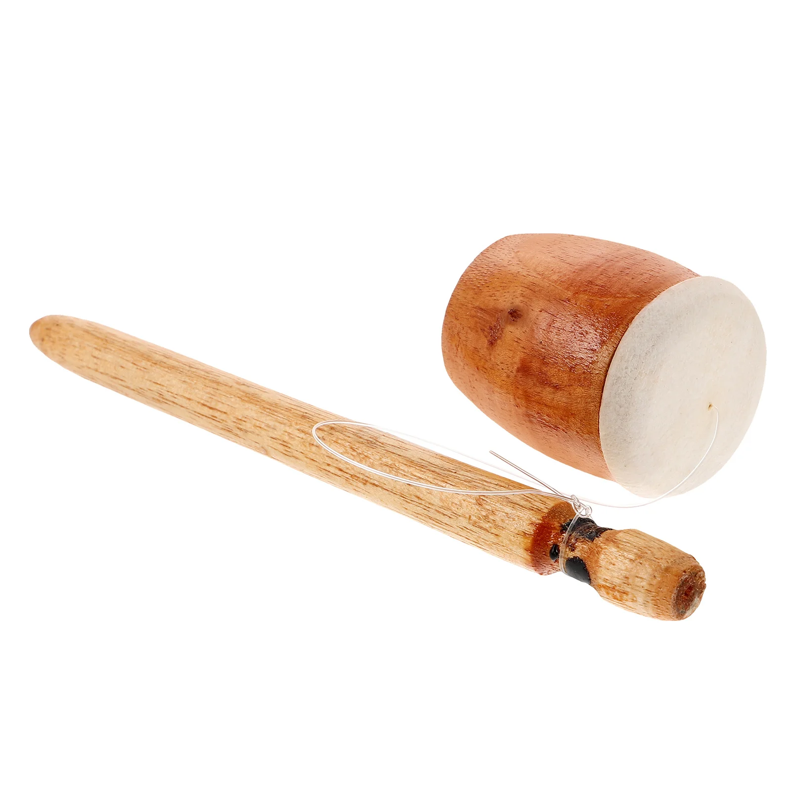 

Frog Croaker Accessories Crab Lobster Mallets Guiro Instrument for Chocolate Caller Bass Drum Sticks Beige Parties