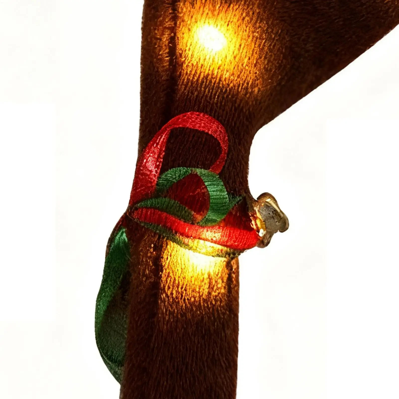 قرون السيارة لعيد الميلاد، لوازم عطلة LED لطيفة مع أجراس جلجل، ديكور سيارة عيد الميلاد للسفر والمناسبات الخاصة اليومية #5