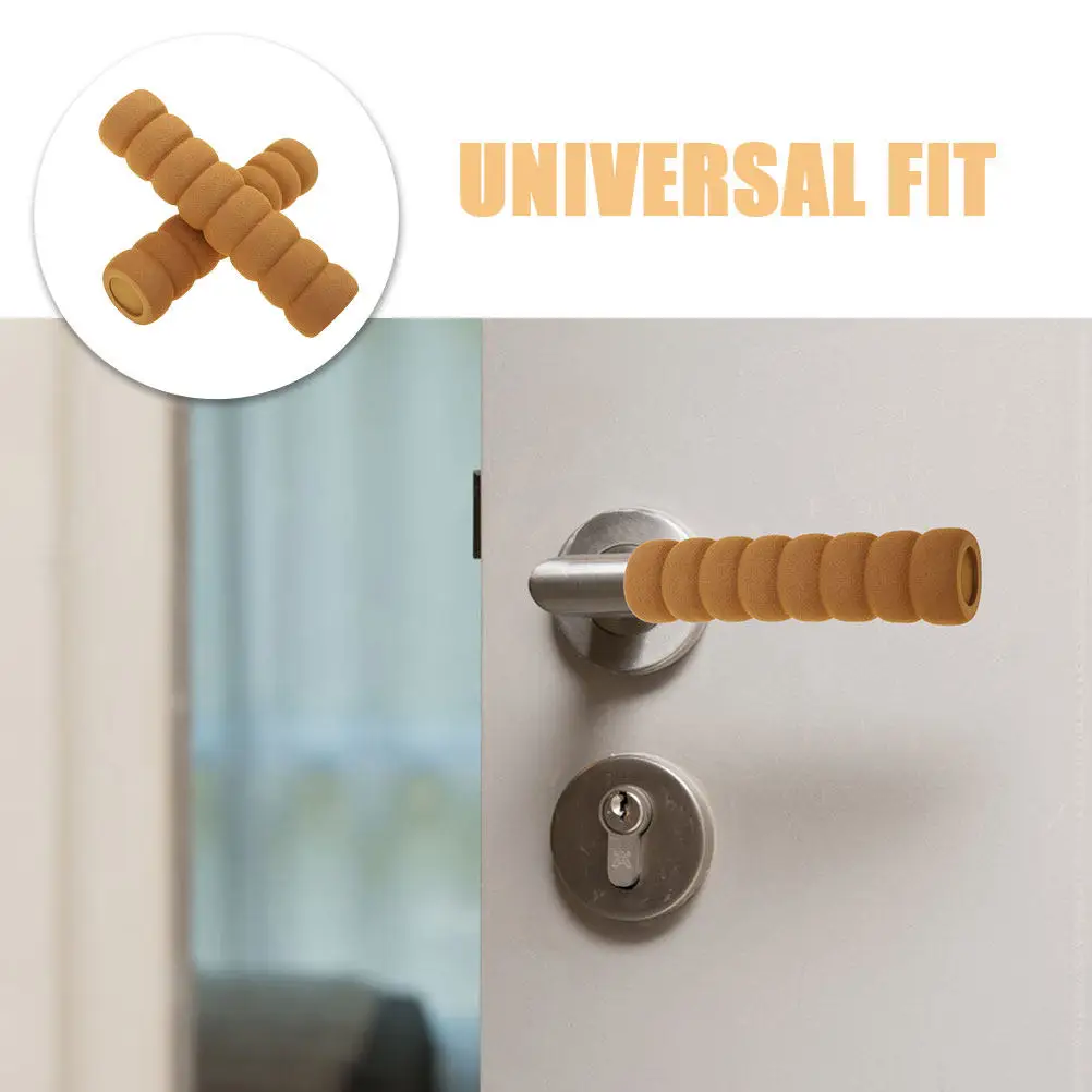 6Pcs Door Handle Protector Cover Universal Anti-Scratch Safety Door Knob Cover Winter Warmth Collision Protection for Appliances