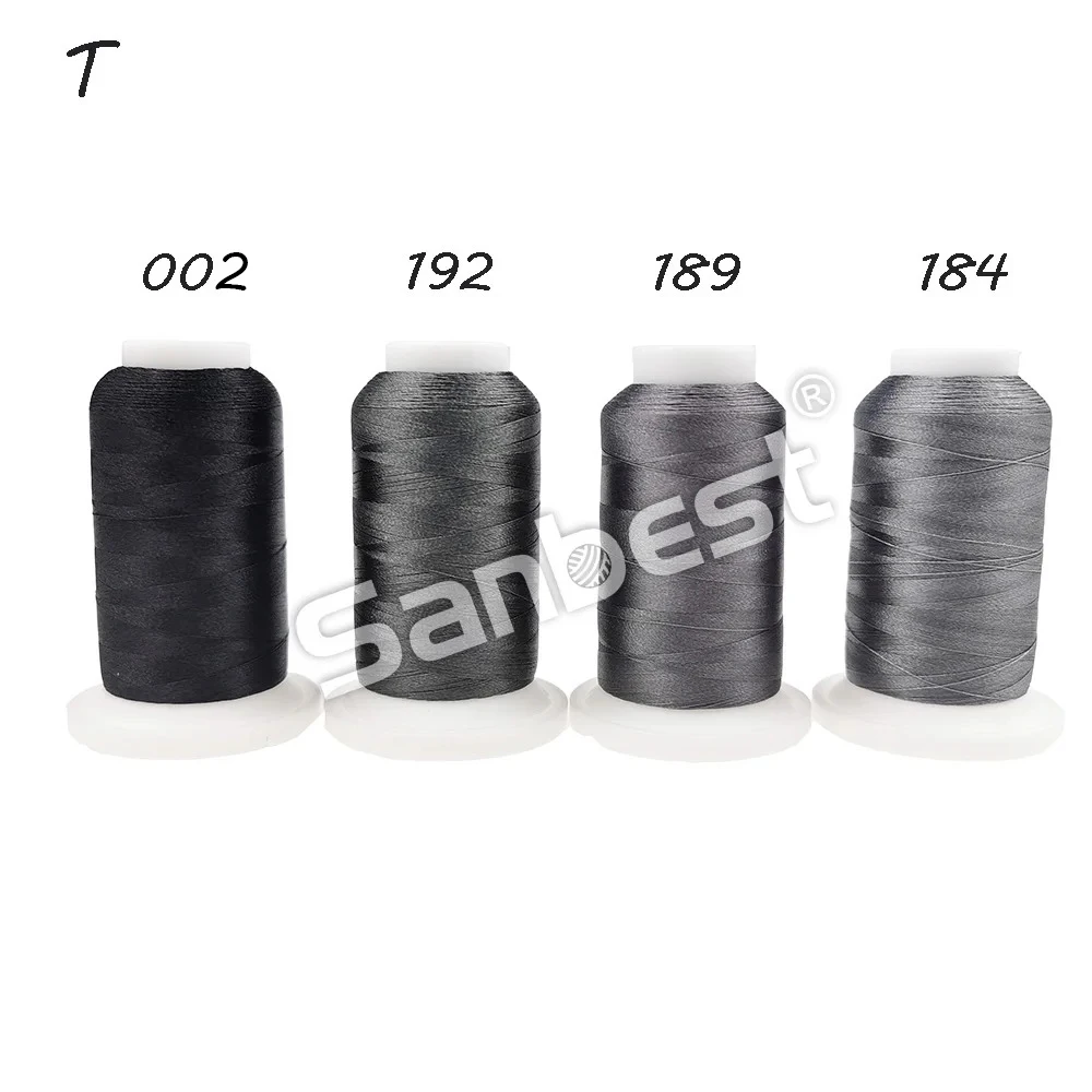 Sanbest High Quality Polyester Embroidery Thread Fliament 120D/2 1000M 92Colors Can Choose Brother Singer Machine Sewing Threads