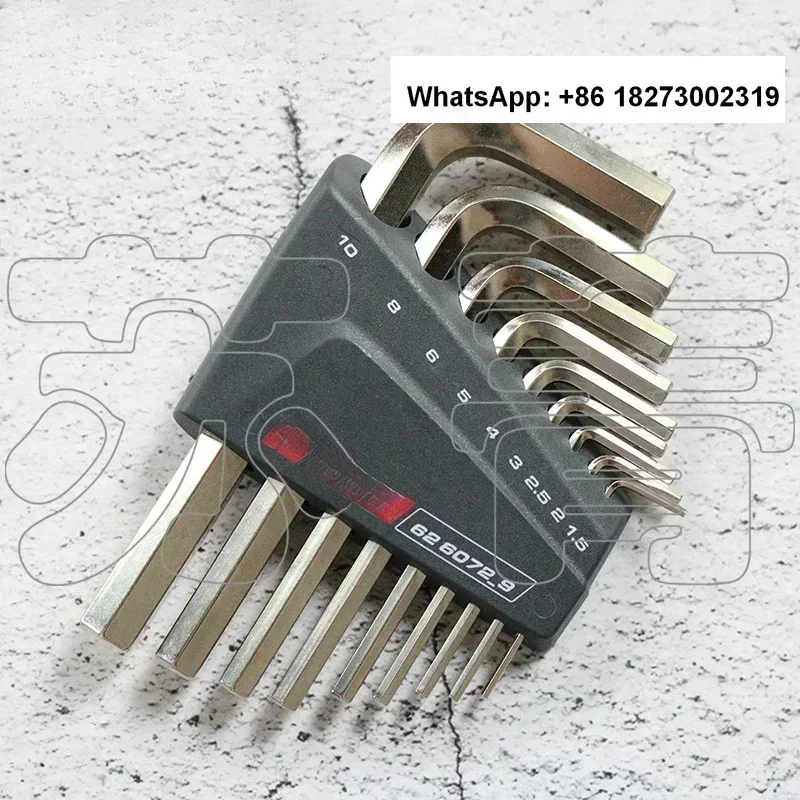 hexagonal elbow screwdriver set, inner hexagonal flat head L-shaped 626072 series