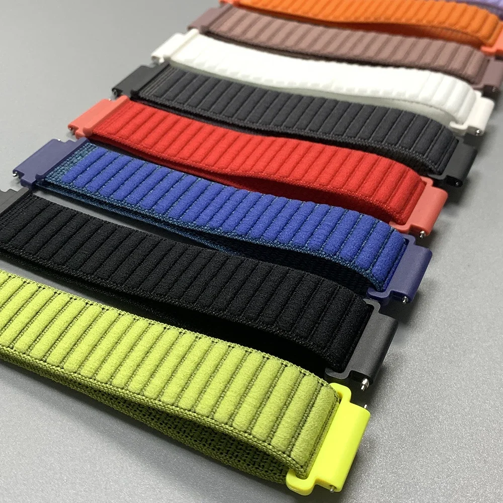 20 22mm ナイロンスポーツストラップ SUUNTO RACE 2/S RUN VERTICAL OCEAN スマートウォッチブレスレット用 SUUNTO 3 フィットネス/5 9 Peak DLC ウォッチバンド用