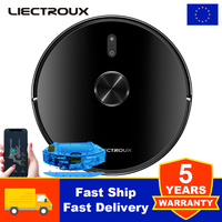 Liectroux X6 LDS Robot Vacuum Cleaner,Laser Lidar Navigation,Wet & Dry Mopping,6500Pa Suction,Multi-Floor Map,Carpet Boosting