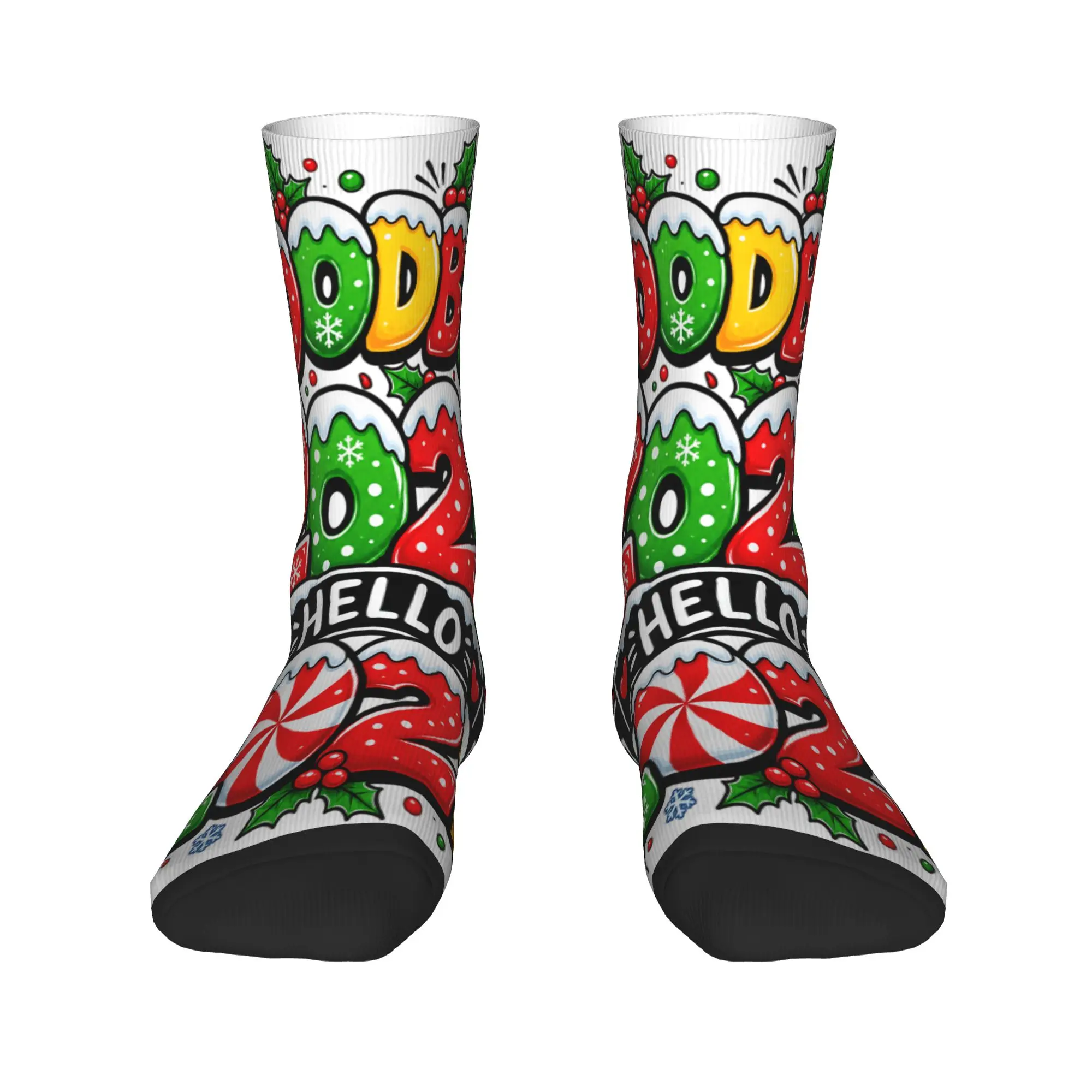 Goodbye 2026 Hello 2027 Christmas Happy New Year 2027 Xmas Stockings  Casual Socks Couple Quality Socks  Birthday Present