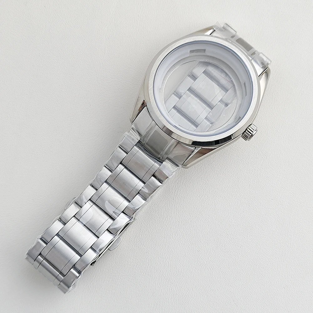 NH35 39.5mm GS Men's Watch Case for NH35/NH36 Movement GS 33.5mm Dial Installation Accessories ,Sapphire Glass Waterproof Case