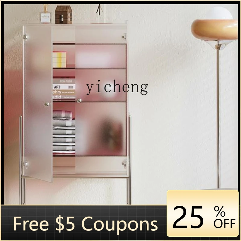

G1 acrylic living room small side cabinet Italian minimalist decorative cabinet household display cabinet