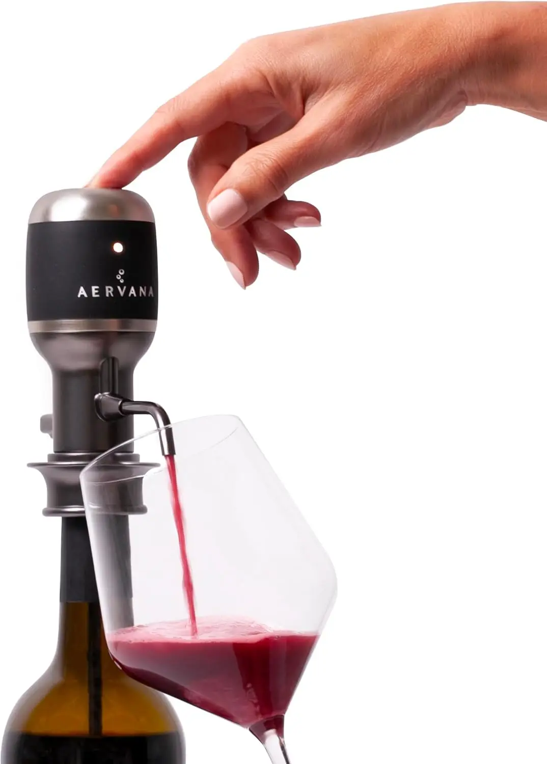 Variable Electric Wine Aerator and Pourer/Dispenser - Air Decanter - Personal Wine Tap for Red and White Wine 75