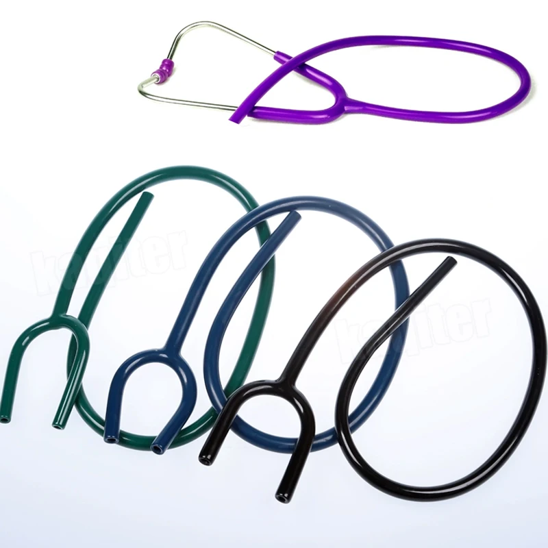 1Pc 60cm Double Sided Stethoscope Accessories Extended Y Tube Rubber Tube Extension Tubing Replacement Doctor Stethoscope Equipo