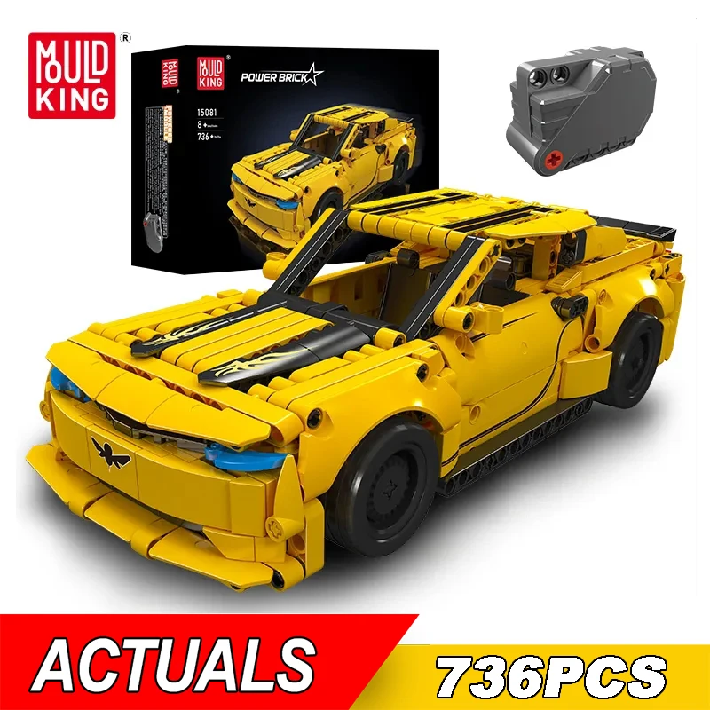 

MOULD KING Technical Car Building Block Toys Super Speed Racing 15081 Sets Toys Pullback Car Bricks Kids Models Christmas Gift