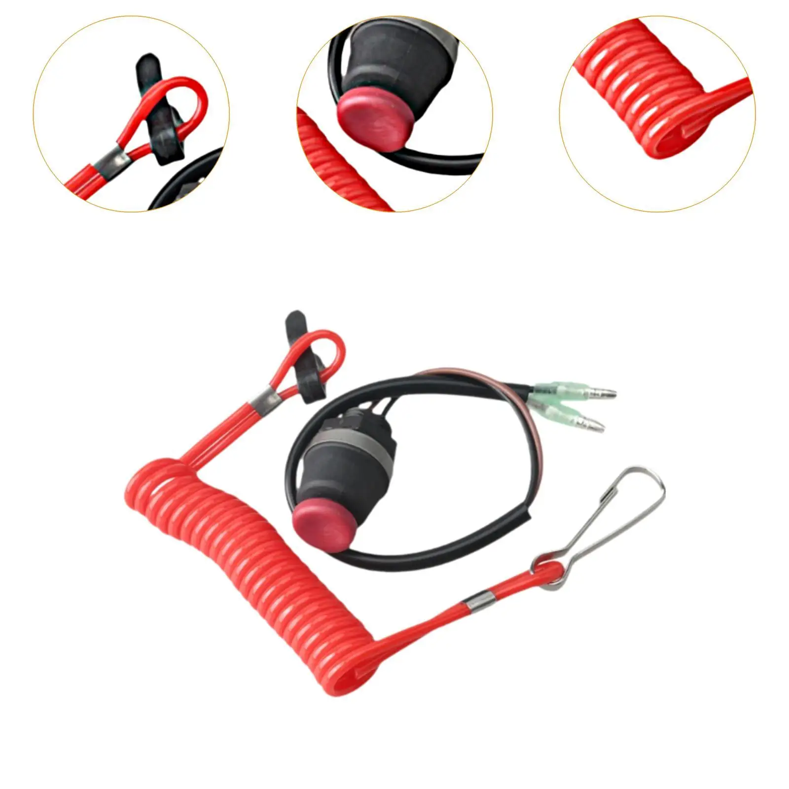 مفتاح إيقاف آمن مع مفتاح مفتاح إيقاف آمن بحبل لتركيبات القوارب