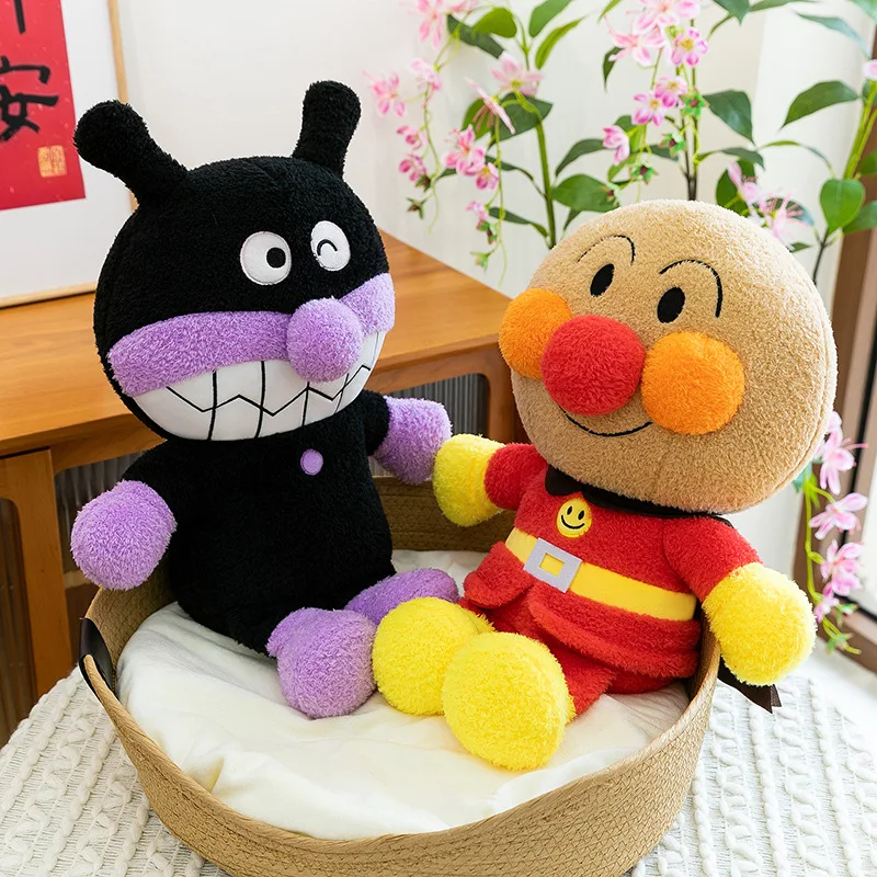 かわいいアンパンマンのぬいぐるみ、大きな日本の漫画のぬいぐるみ、子供の誕生日、クリスマスのギフト、男の子と女の子のための柔らかい抱き枕