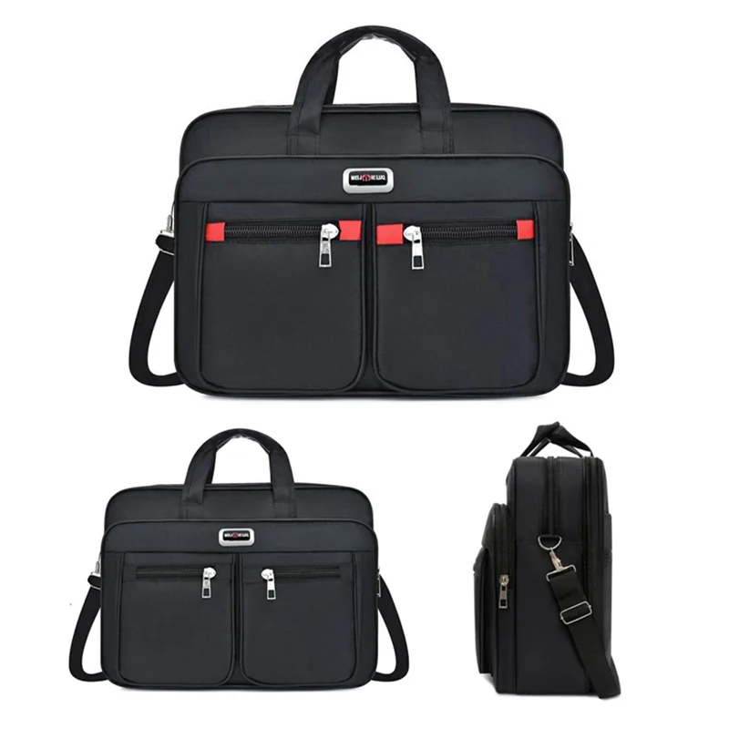 

1 Piece Men Business Briefcase Handbag Simple Tote For 15.6 Inch Laptop Bags Shoulder Bags Travel Notebook Messenger Bag