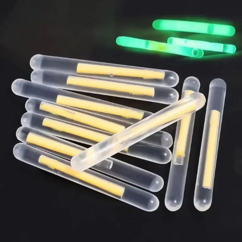 10PCS New Fluorescent Fishing Fluorescent Rod Dark Luminous Light Firefly Fluorescent Rod Fishing Rod Light Fishing Tools