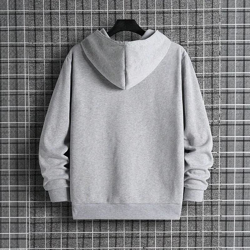 2026 Herbst/Winter Neuerscheinung Herren-Hoodie Hochwertiger Einfarbiger Kapuzenpullover Männlicher Freizeitpullover für Zuhause und Outdoor – Detail 10