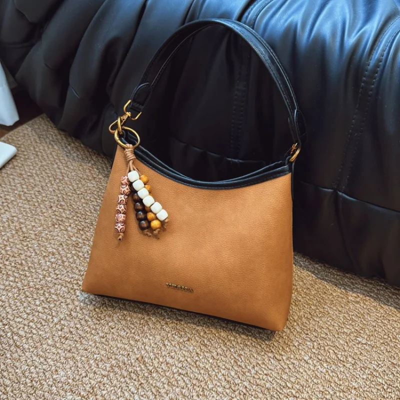 حقيبة كتف نسائية راقية مصنوعة من الجلد الفاخر تتميز بمظهر يومي أنيق كاجوال من باريس #2