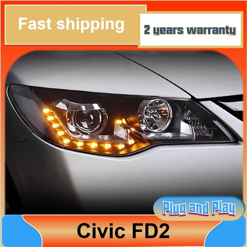 

Автостайлинг для Honda Civic, фары головного света 2012-2015 CIIMO, фары FD2 DRL, сигнал поворота, фары ближнего и дальнего света, линзы проектора