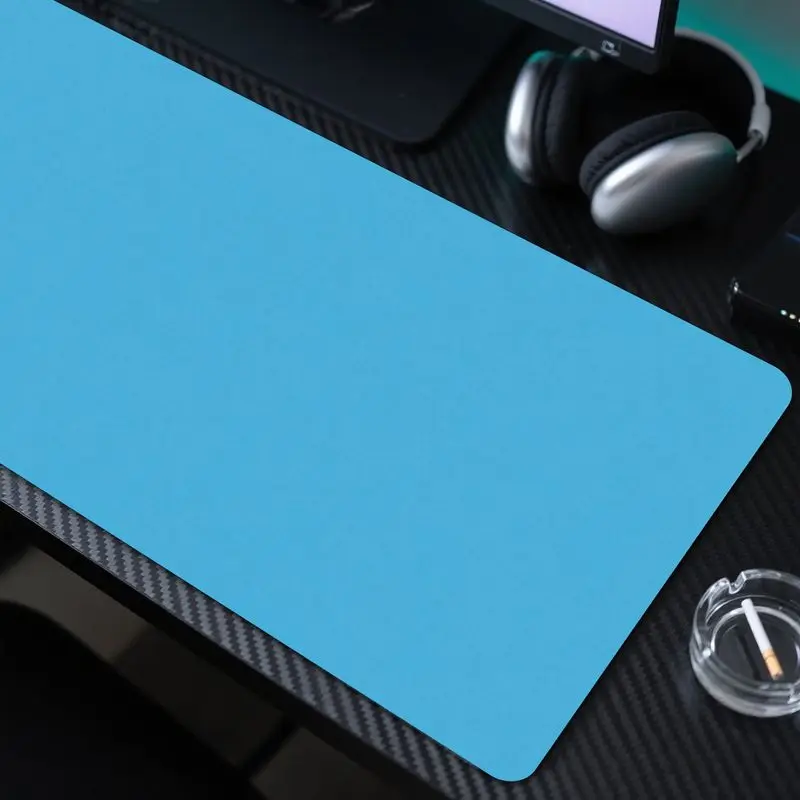 قطعة واحدة من لوحة ماوس الألعاب باللون الأزرق النابض، قاعدة غير قابلة للانزلاق، مثالية للألعاب والاستخدام المكتبي، الأبعاد 31.5 بوصة × 11.8 بوصة. #3