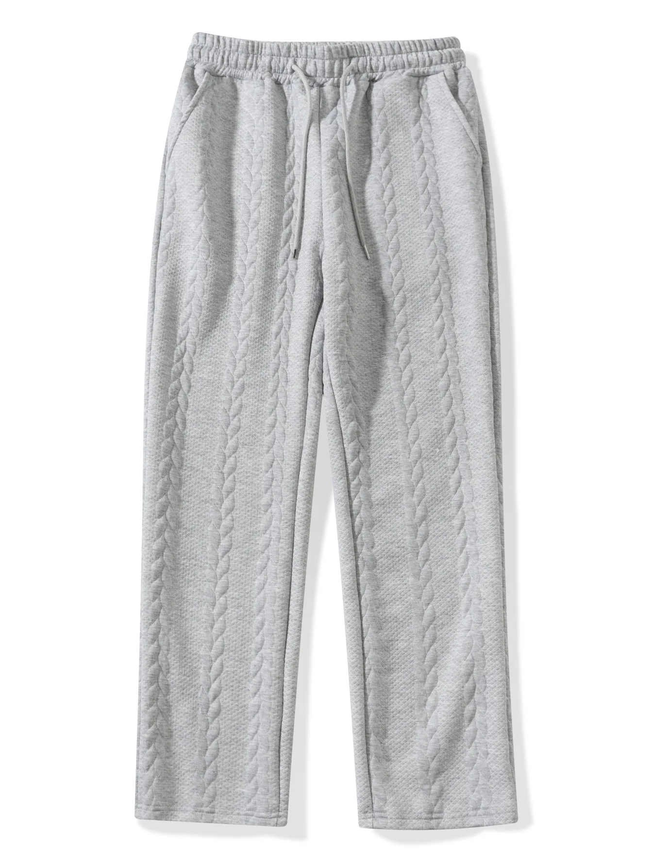 Herren Zweiteiliges Set aus Jacquard-Stoff: Kapuzenpullover mit Kordelzug und Weite Hose, Weiche Freizeitkleidung für Zuhause, Vielseitige Alltagskleidung für Männer – Detail 37
