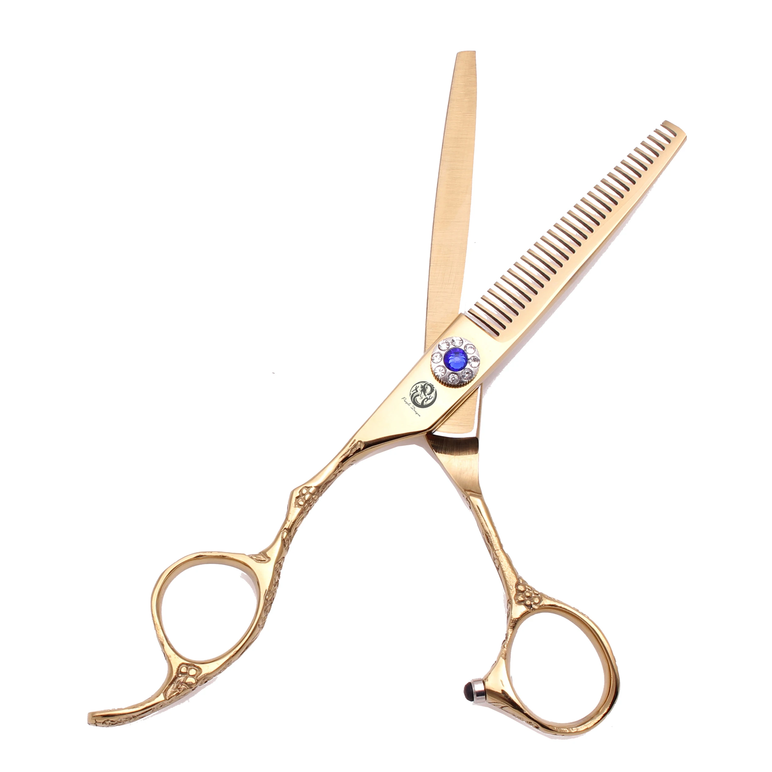 Professional Hairdressing Scissors Left Hand Purple Dragon 5.5\