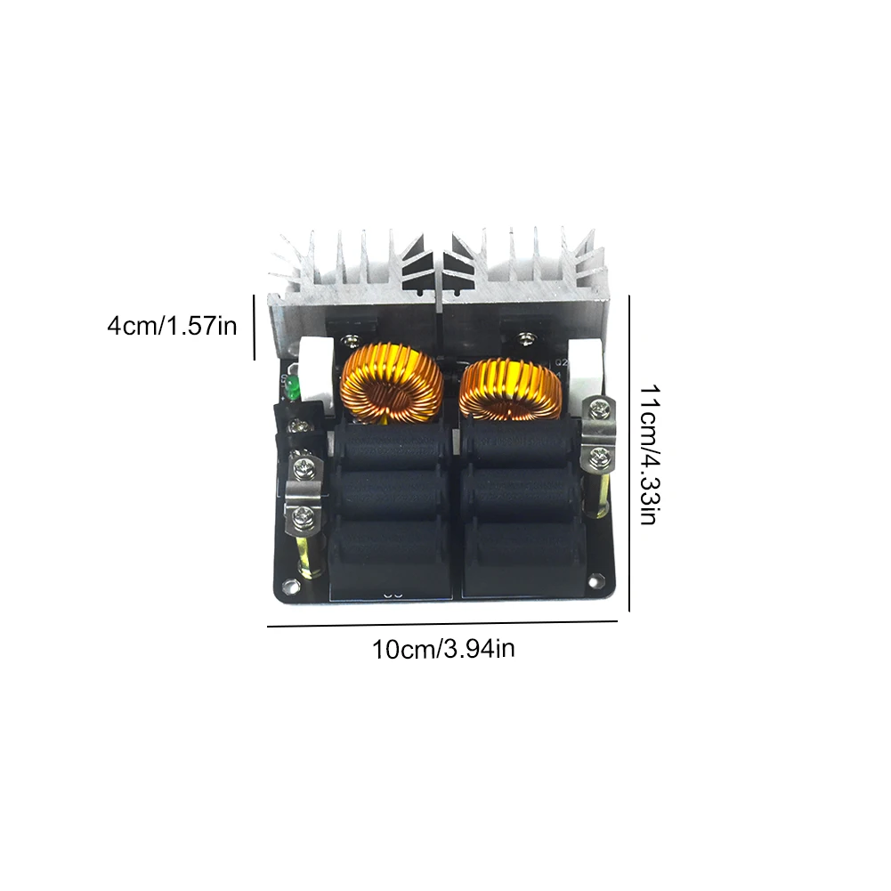 Низковольтный нагреватель 1000 Вт, DIY 12-48 В, катушка с обратным ходом, нагреватель, низковольтный нагревательный модуль для DIY, закалка, отпал