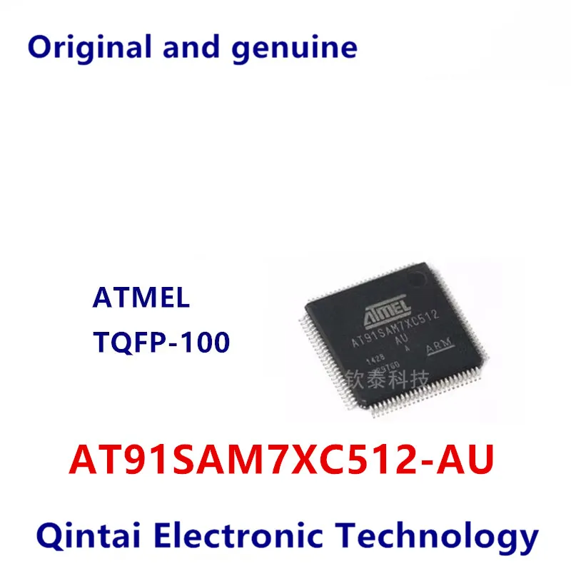 AT91SAM7XC512 LQFP100 AT91SAM7XC512-AU microcontroladores ARM-MCU LQFP IND TEMP, novo, original