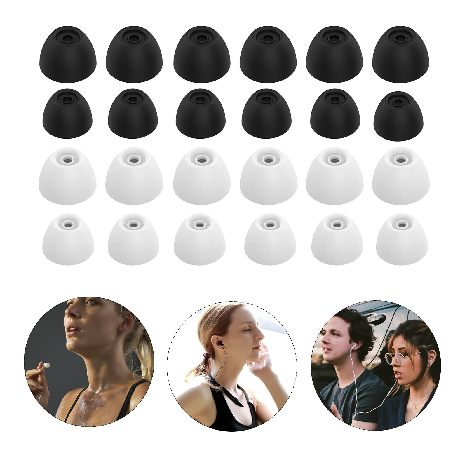 

Silicone Earplug Replacement Caps For Buds2 Comfortable Noise Reduction Earbuds Protector Dustproof Soft Ear
