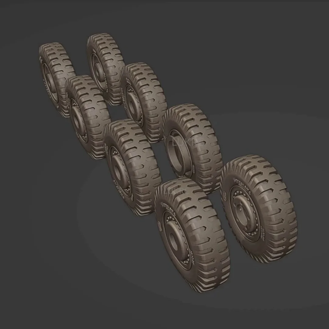 1-35-gravity-tires-for-world-war-ii-us-m26-dragon-recovery-vehicle-for-tamiya-kit-32544-diy-parts-military-diy-parts-toys