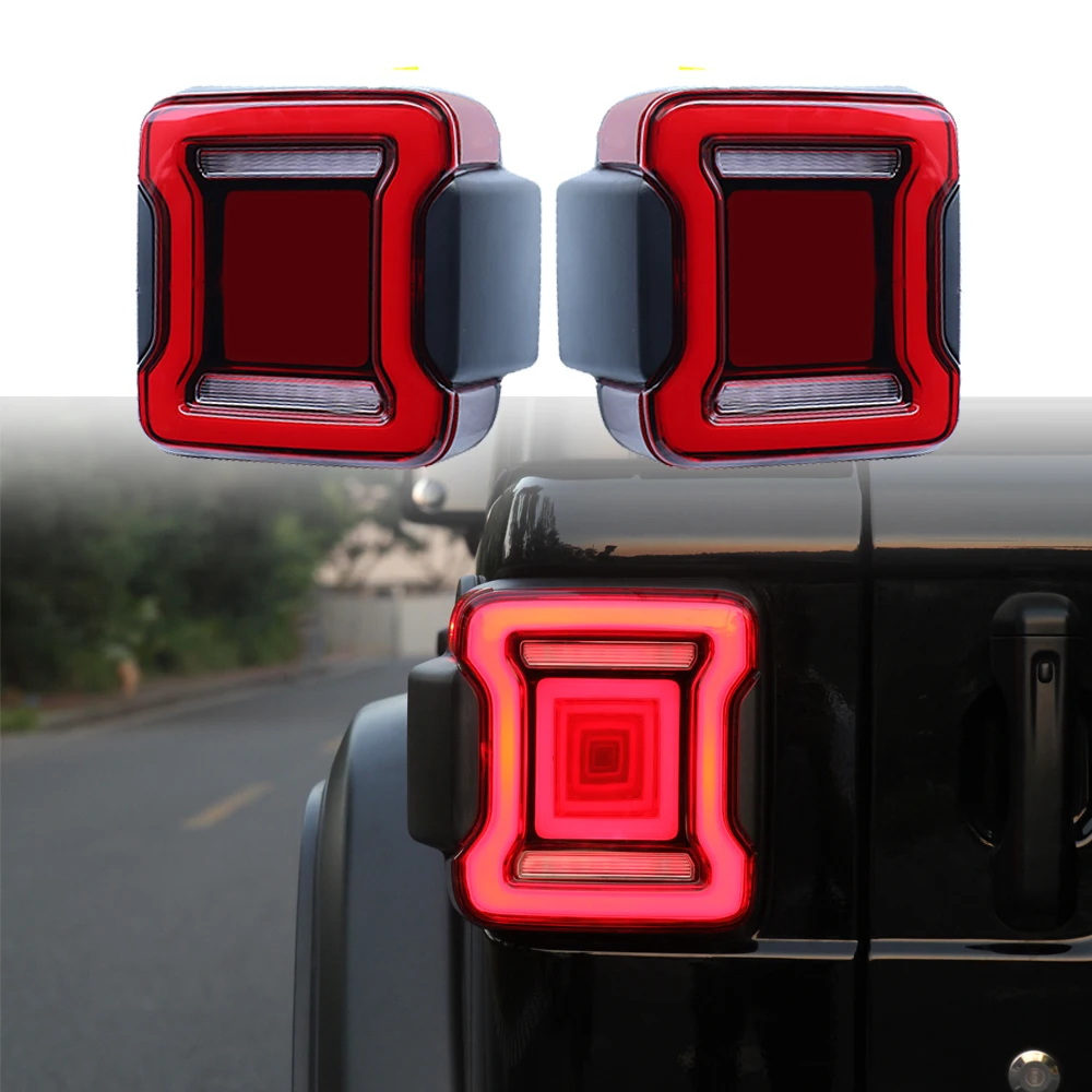 LED Tail Light Rear Turn Signal Light for Jeep Wrangler JL 2018-2023 LANTSUN JL1158