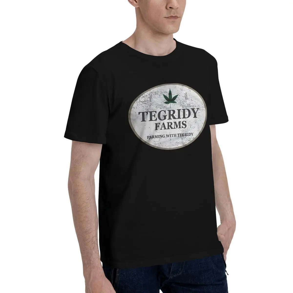 Tegridy Farm Filing With Tegridy Version2 100% Cotton Casual Breathable Confortable Cute Funny T-Shirt For Men Clothes Men