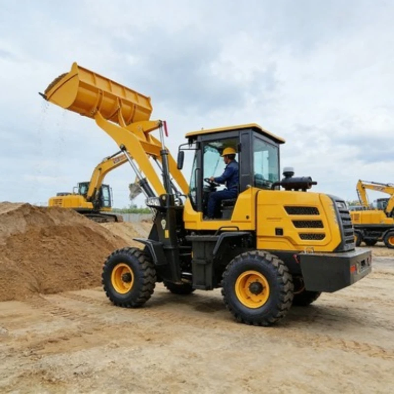 Large Skid Steer Loader Easy Operation Low Failure Rate