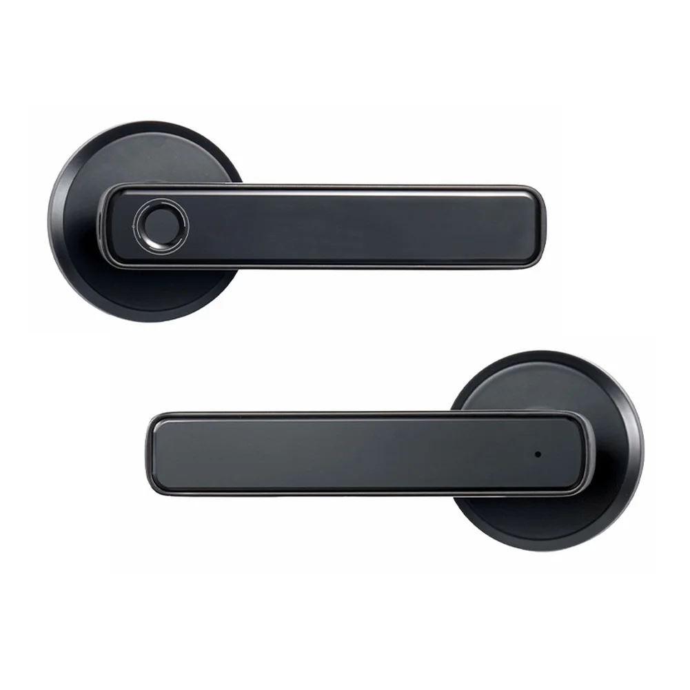 Three Point Smart Fingerprint Lock with Anti Replication Technology for Bedroom Doors Compatible with Wood and Metal Doors
