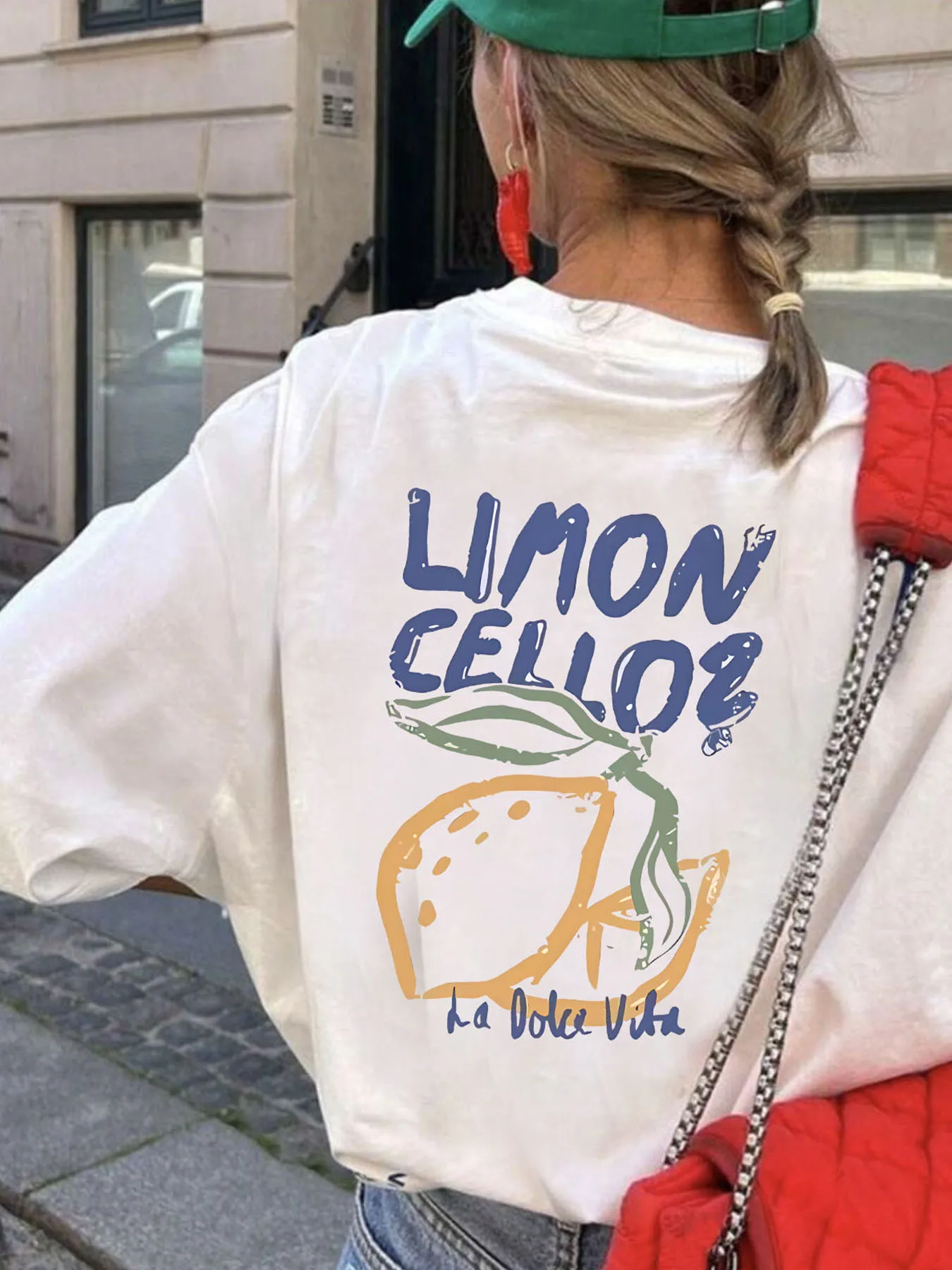 

Lemon round neck womens T-shirt short sleeve fashion print half sleeve shirt stretch T-shirt