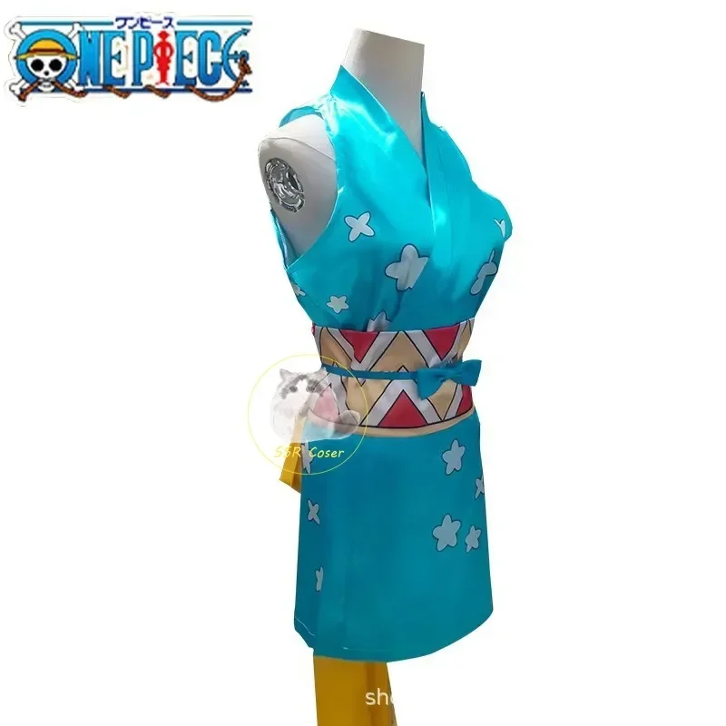 2025 New Anime Yukata Wano Country Cosplay Costume Nami Wig Dress Uniform Women Girls Kimono for Halloween C wat157