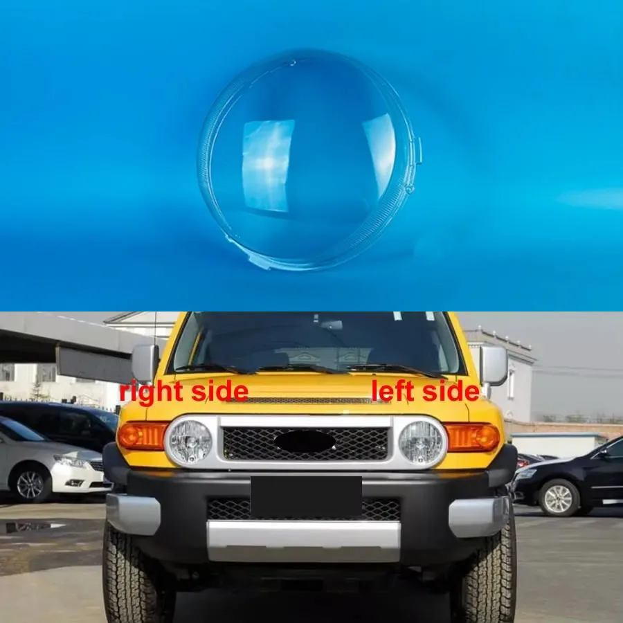 

For Toyota FJ Cruiser 2007 2008 2009-2017 Headlight Housing Shell Lamp Shade Lens Transparent Headlamp Cover Plexiglass