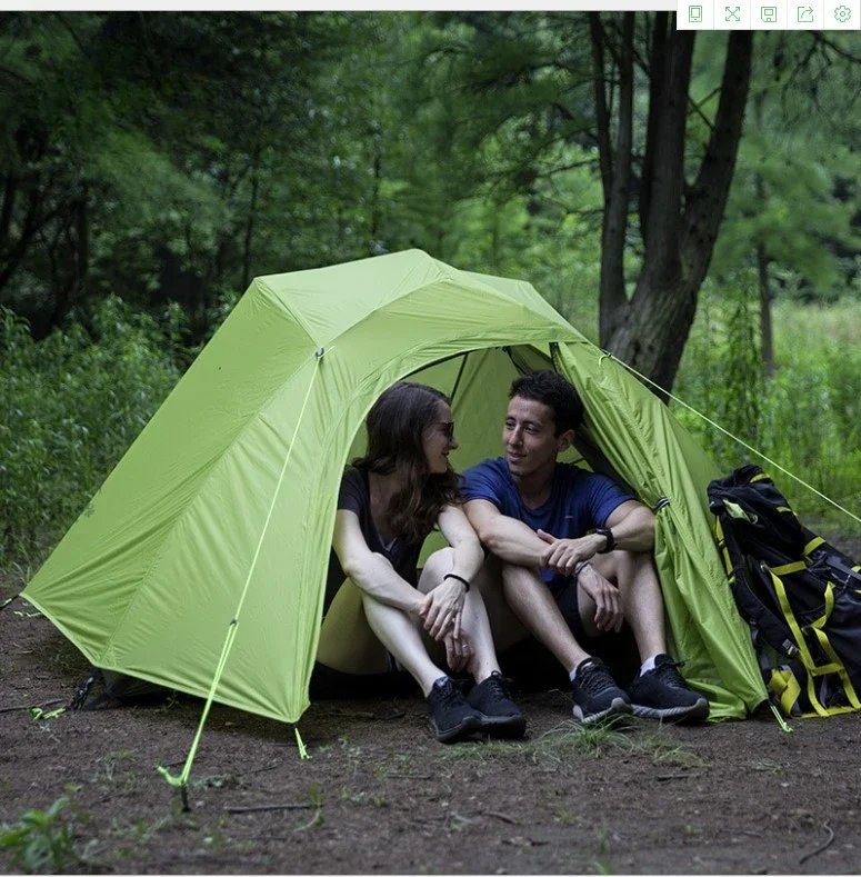 Naturehike tenda berkemah portabel, tenda berkemah 1 2 3 orang luar ruangan, naungan pantai keluarga portabel tahan air mendaki