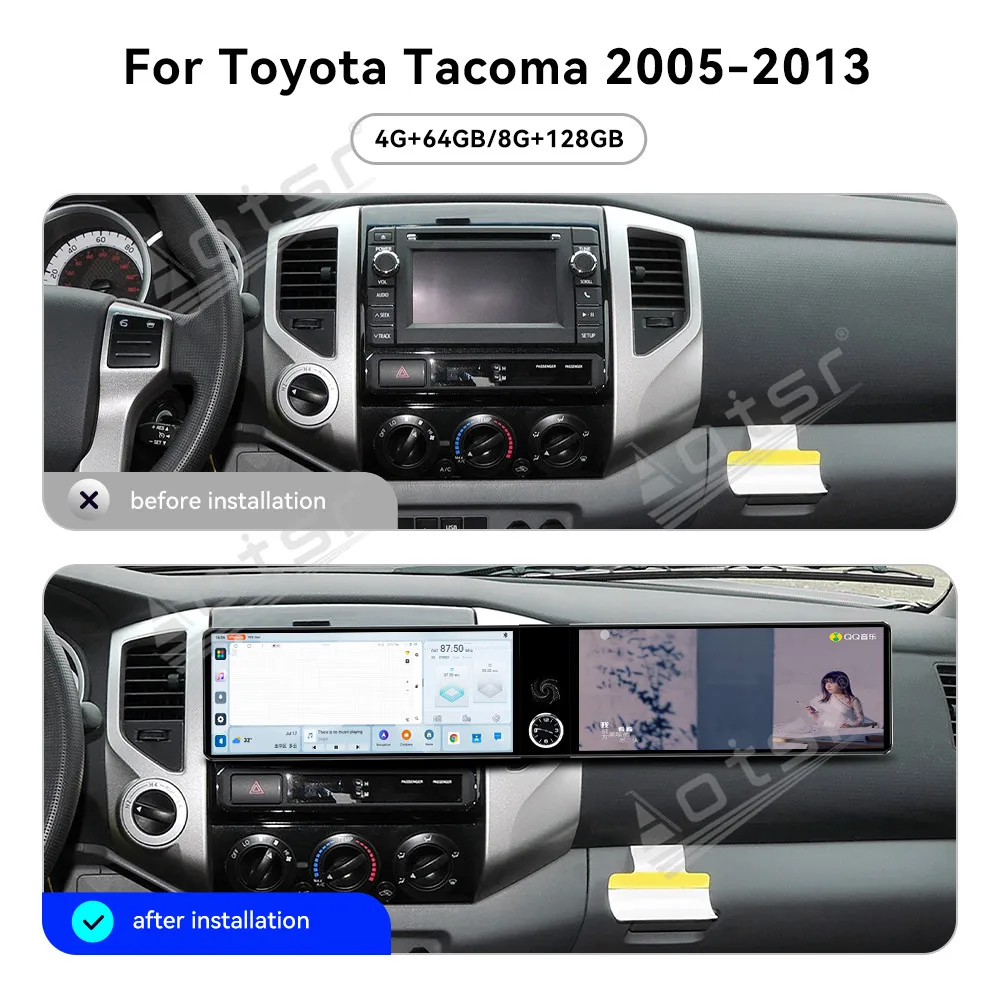 For Toyota Tacoma 2005-2013 12.3