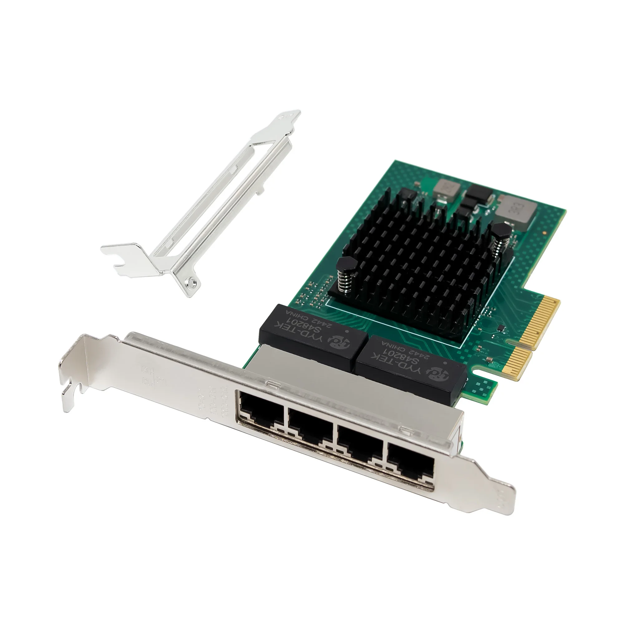SUNWEIT ST7484 carte réseau Gigabit PCIe X4 avec Interface Ethernet Quad-Port BCM5719 filaire externe en Stock