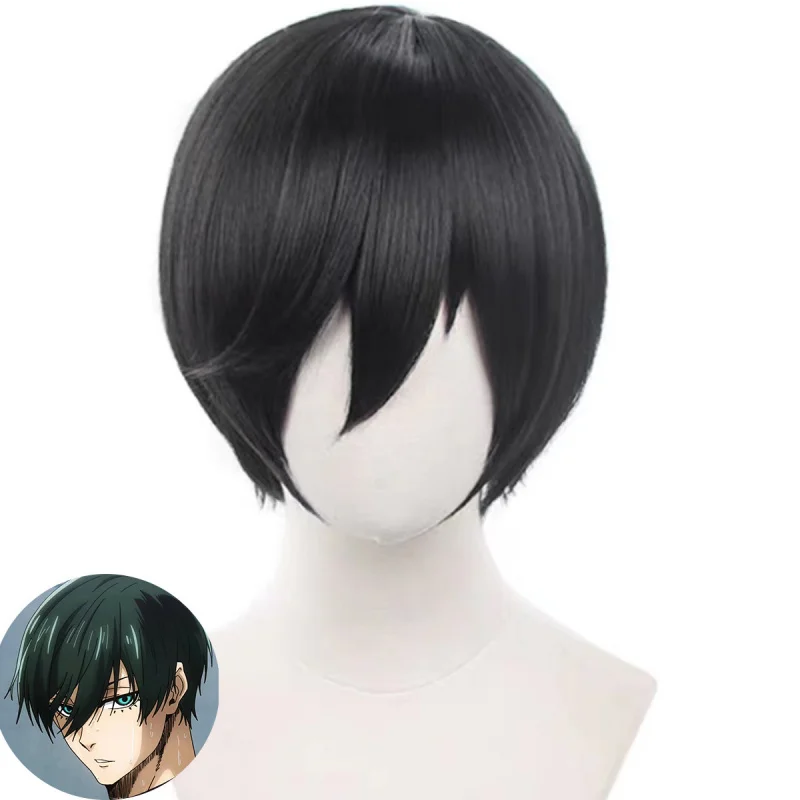 

Искусственный Мех Синий Тюрьон Рин КинзуакосЧерный короткий прямой универсальный разбитый тай-чи выставочный головной убор