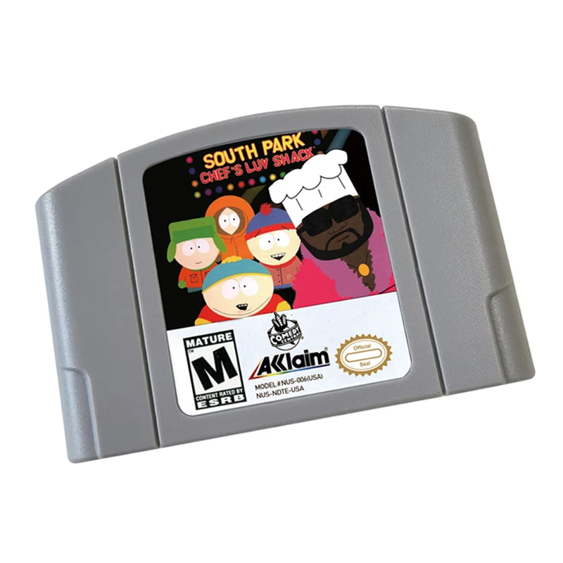 South Park chefs luv shack For N64 Game Card US Version Console 64 bit USA Version Video Game Cartridge