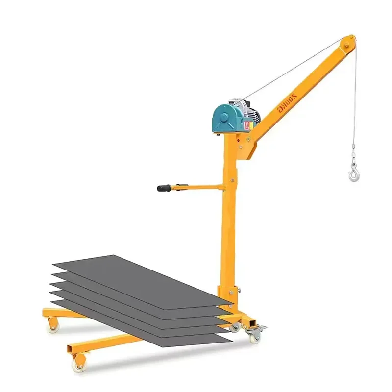 Mini construction, suitable for repair shops, small space vehicle mounted cranes