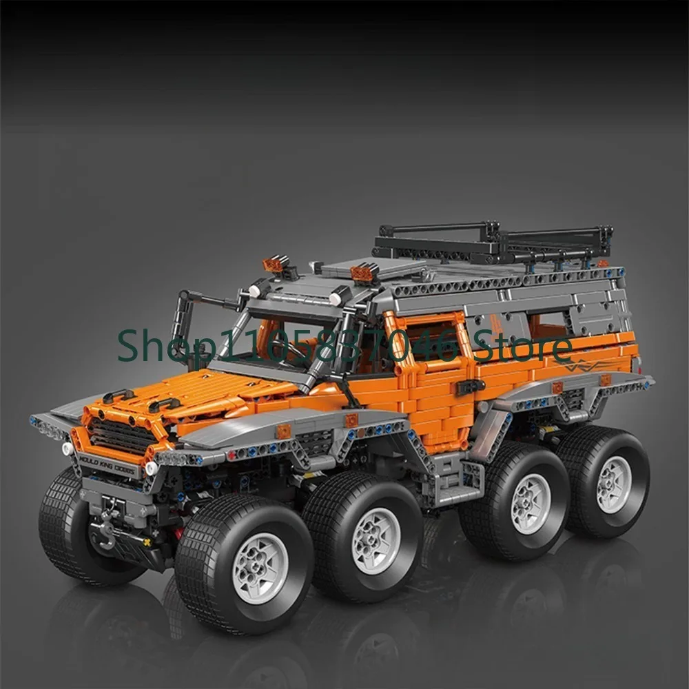 Off road block car remote control car high difficulty assembly model boy toy ornament