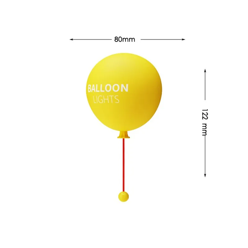 A02F-Rechargeable Silicone Balloon Wall Light, Dimmable Night Light With Timer, Nursery Lamp For Kids Bedroom Hallway