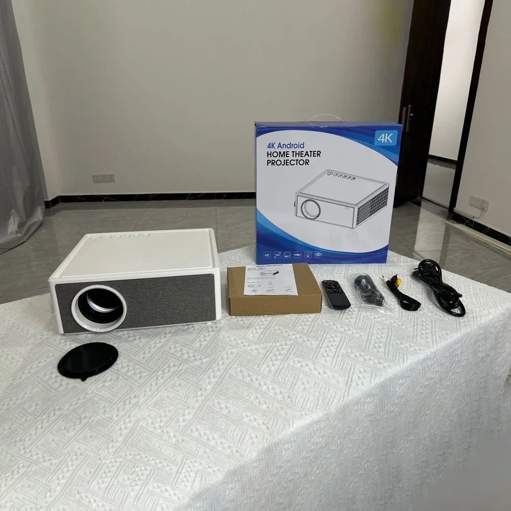 Alincoo E700 Pro Android Proiettore LCD ad alta luminosità 14000 lumen Full Hd 1920 X 1080 Smart Video Wifi Projekwyn