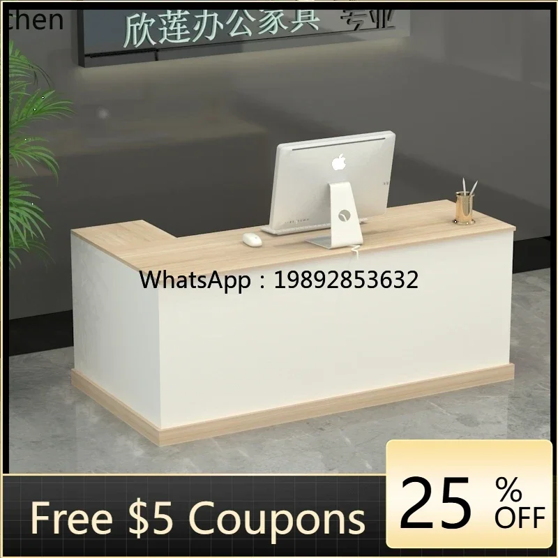 

AB Cashier Counter Simple Modern Clothing Store Beauty Salon Reception Desk Small Bar Table