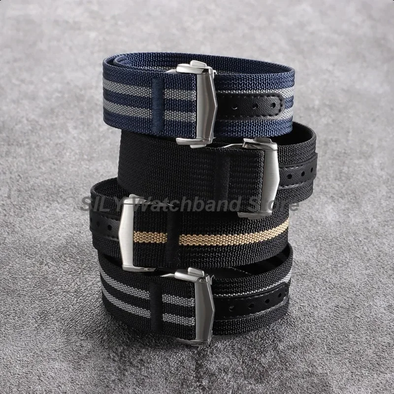 for Omega for  for Omega for Men Women Military Nylon Watchband 20mm 22mm Strap Ballistic Fabric Sports Bracelet Wristbelt Strap image 3