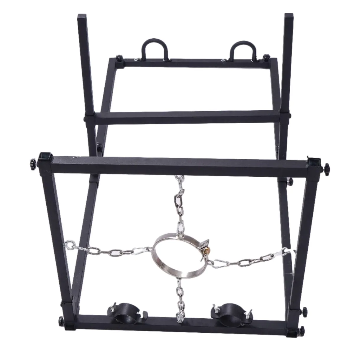 Indoor Sex Furniture Bondage Gear BDSM Restraint Set Metal Handcuffs Anklecuffs  Sex Toys For Couples Adult Games Erotic Product