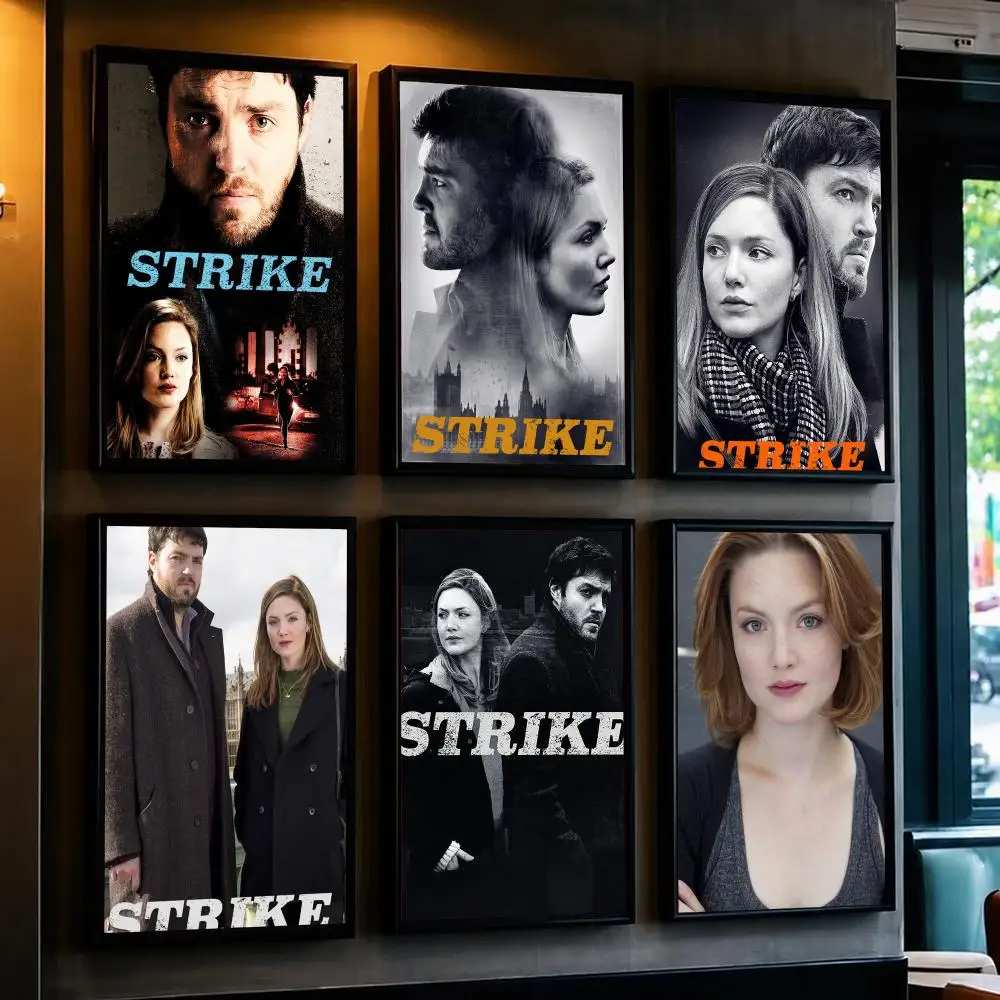 tv series S-Strike-E Poster Minimalist Wall Sticker for Cafe Office Bar Home Decor and Gift