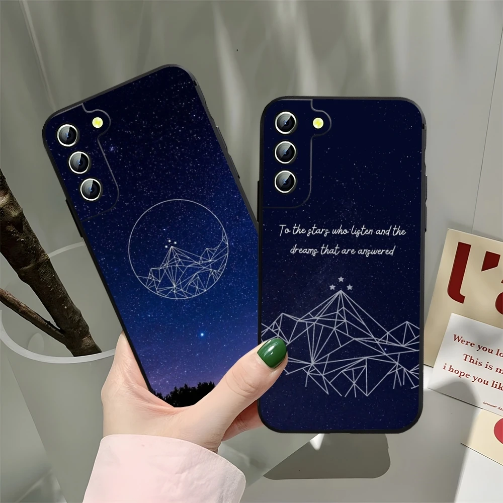 Acotar A Court of Mist and Fury Phone Case for Samsung Galaxy S23 S22 S24 S20 S21 Ultra Fe Plus A34 A54 A24 A52 A53 M54 Cover