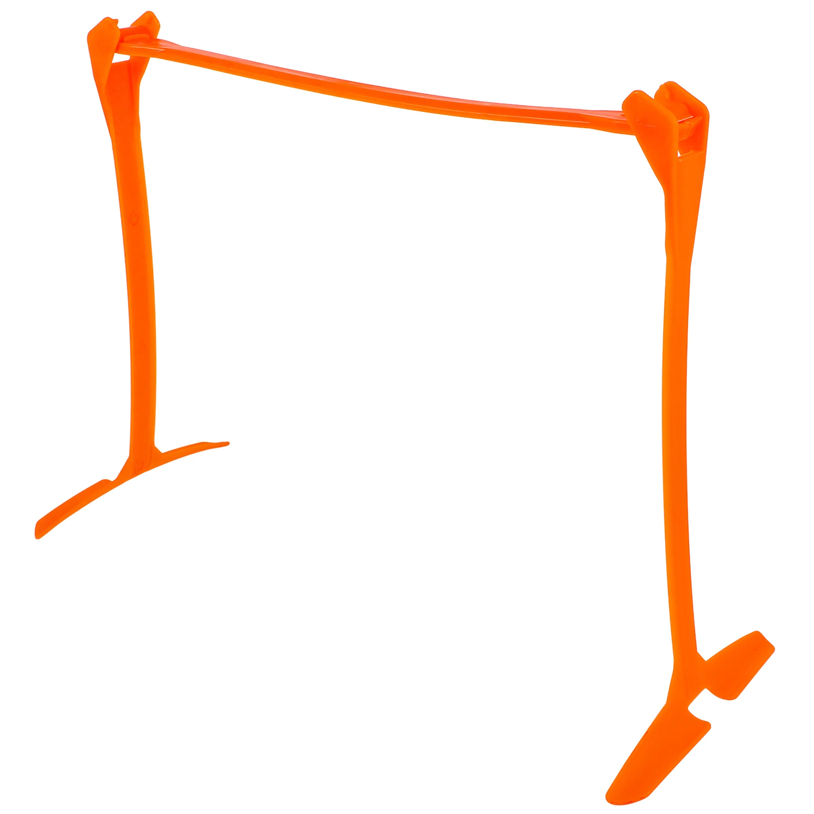 

Football Training Hurdles 3 Levels Adjustable Orange Color Durable Plastic Material Sports Equipment Accessories